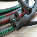 Two high tensile steel wire braid hose